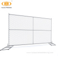 retractable US galvanised metal mesh temporary fence panels